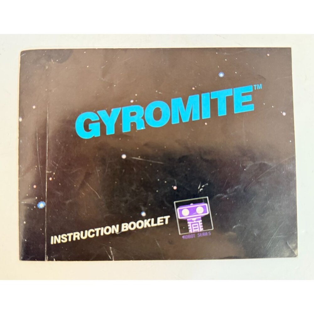 Vintage Nintendo Gyromite Instruction Booklet MANUAL ONLY